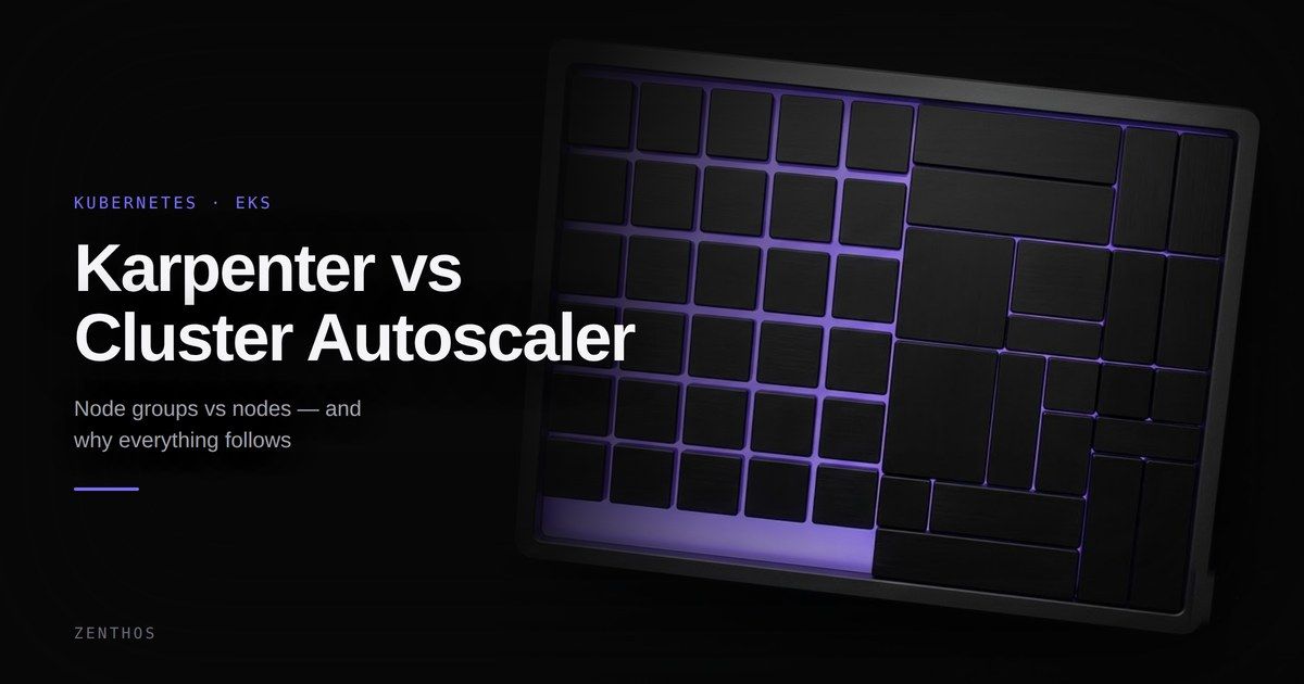 Karpenter vs Cluster Autoscaler in 2026: The Seven Differences That Actually Matter — Zenthos article